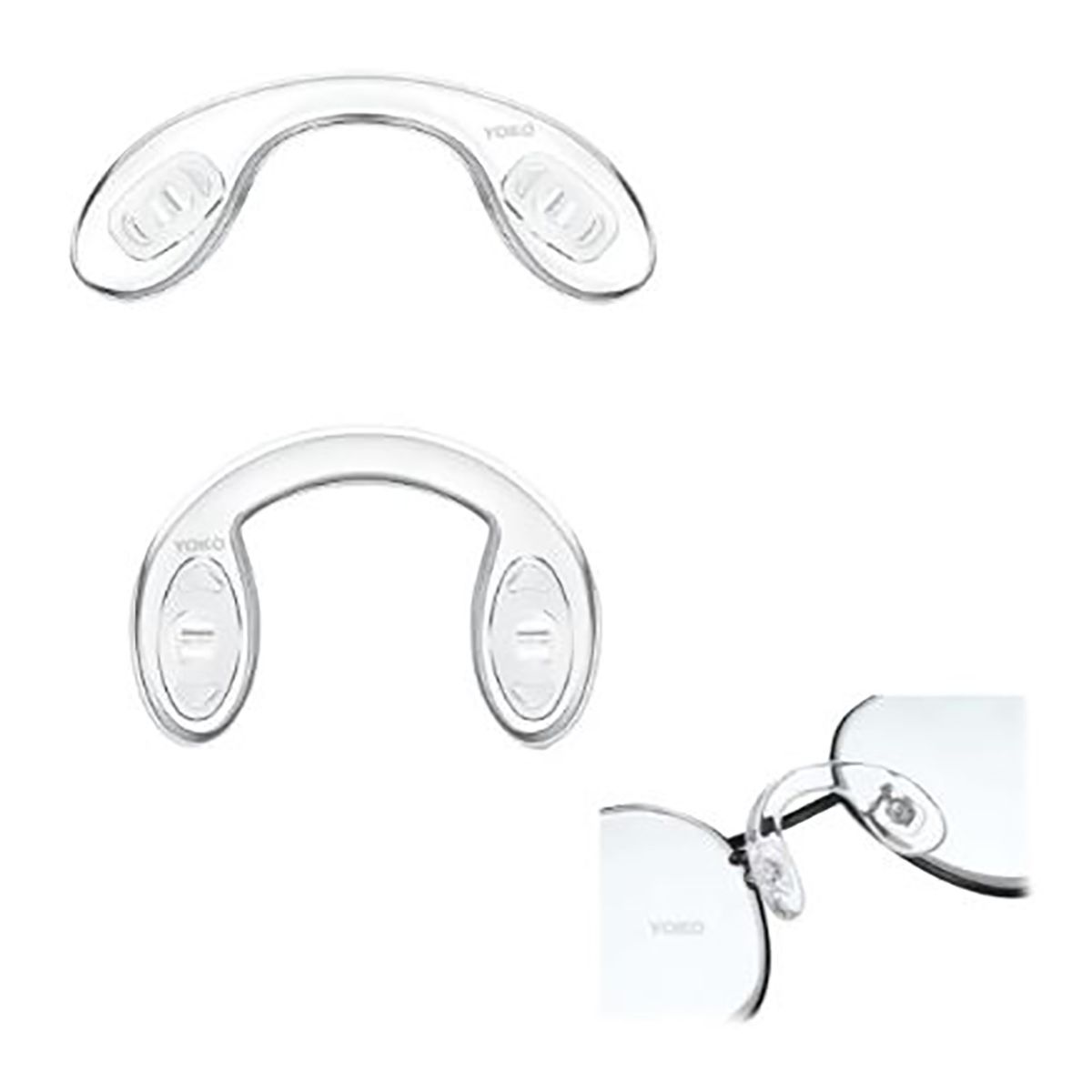 GENERICO - Almohadilla nasal en forma de U de silicona + 2 tornillo antipresión