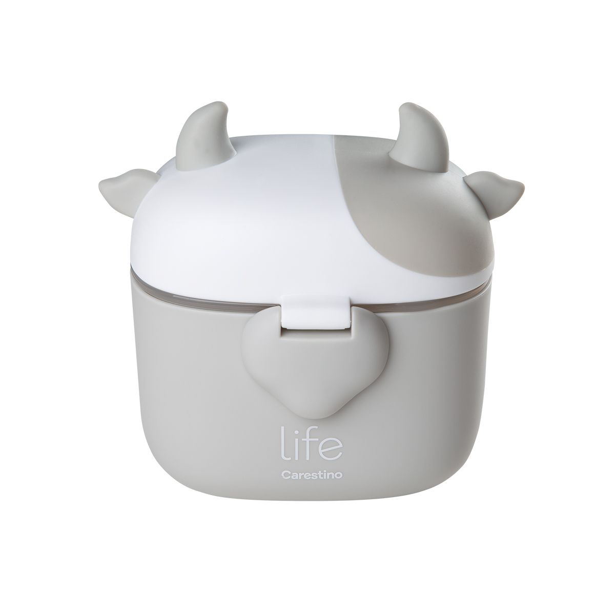 CARESTINO - Contenedor de leche de fórmula 250 gramos blanco