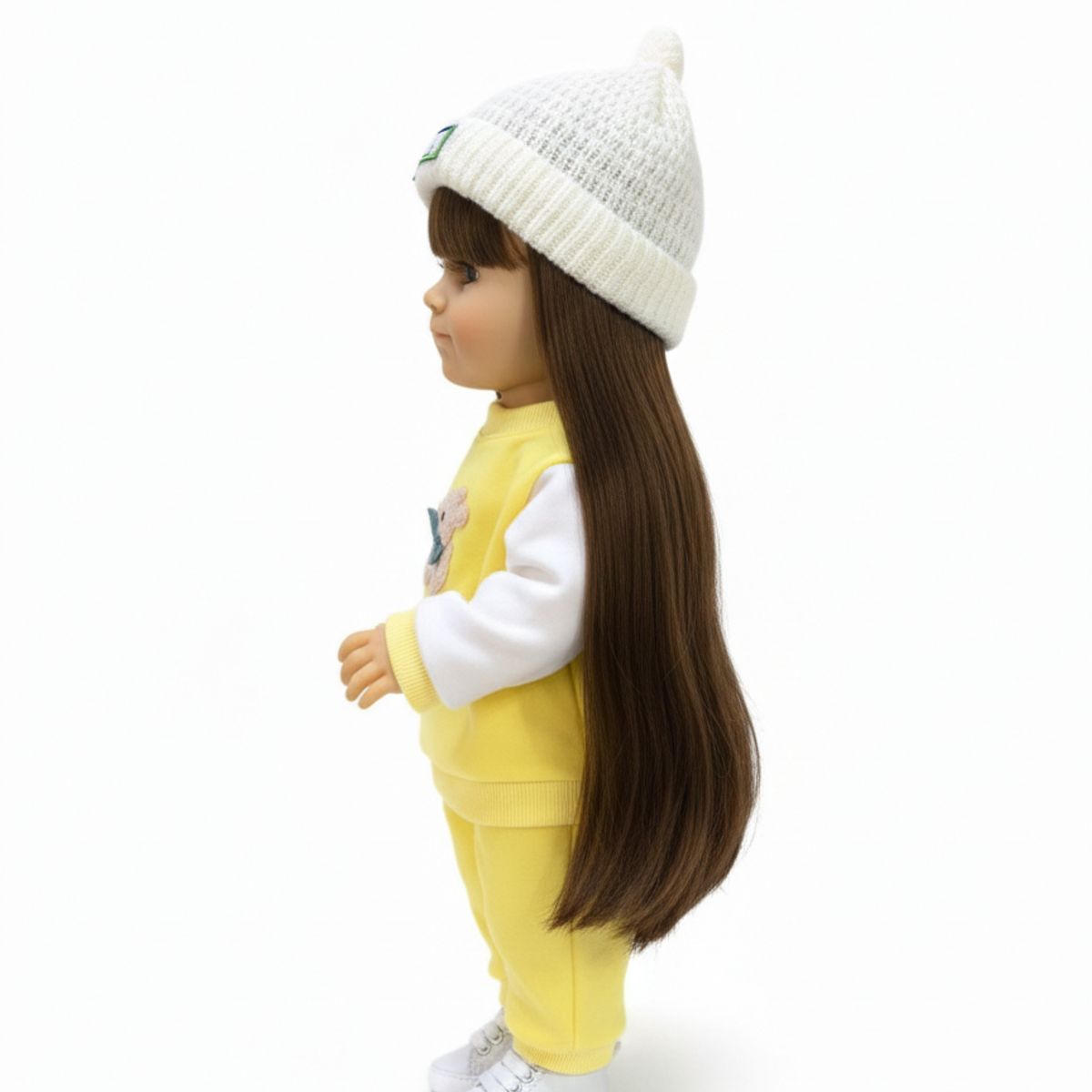 OEM - Muñeca Reborn Silicona 55 cms Interactiva Responde Preguntas Coleccionable