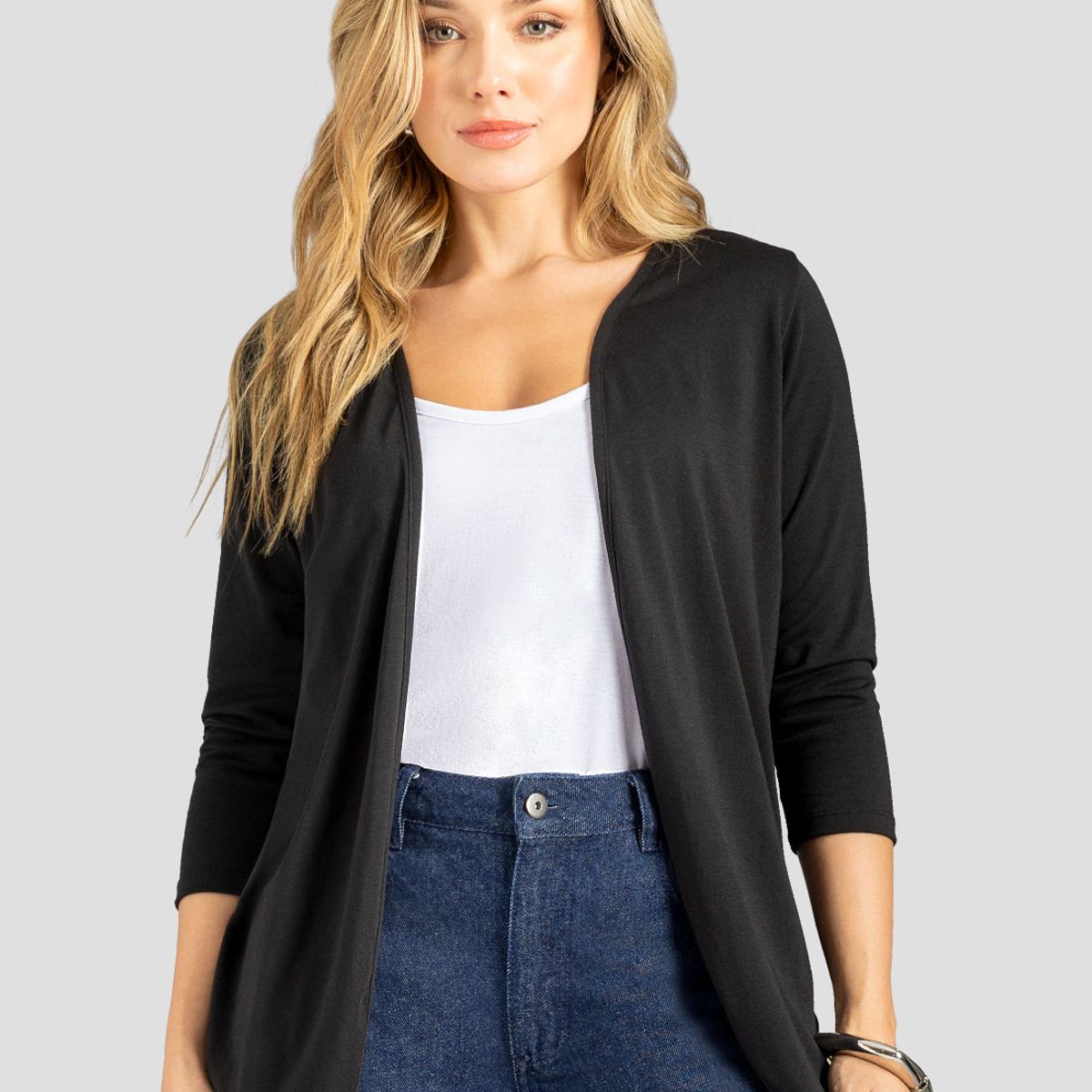 MARKETING PERSONAL - Cardigan Mujer Negro Mp 105844