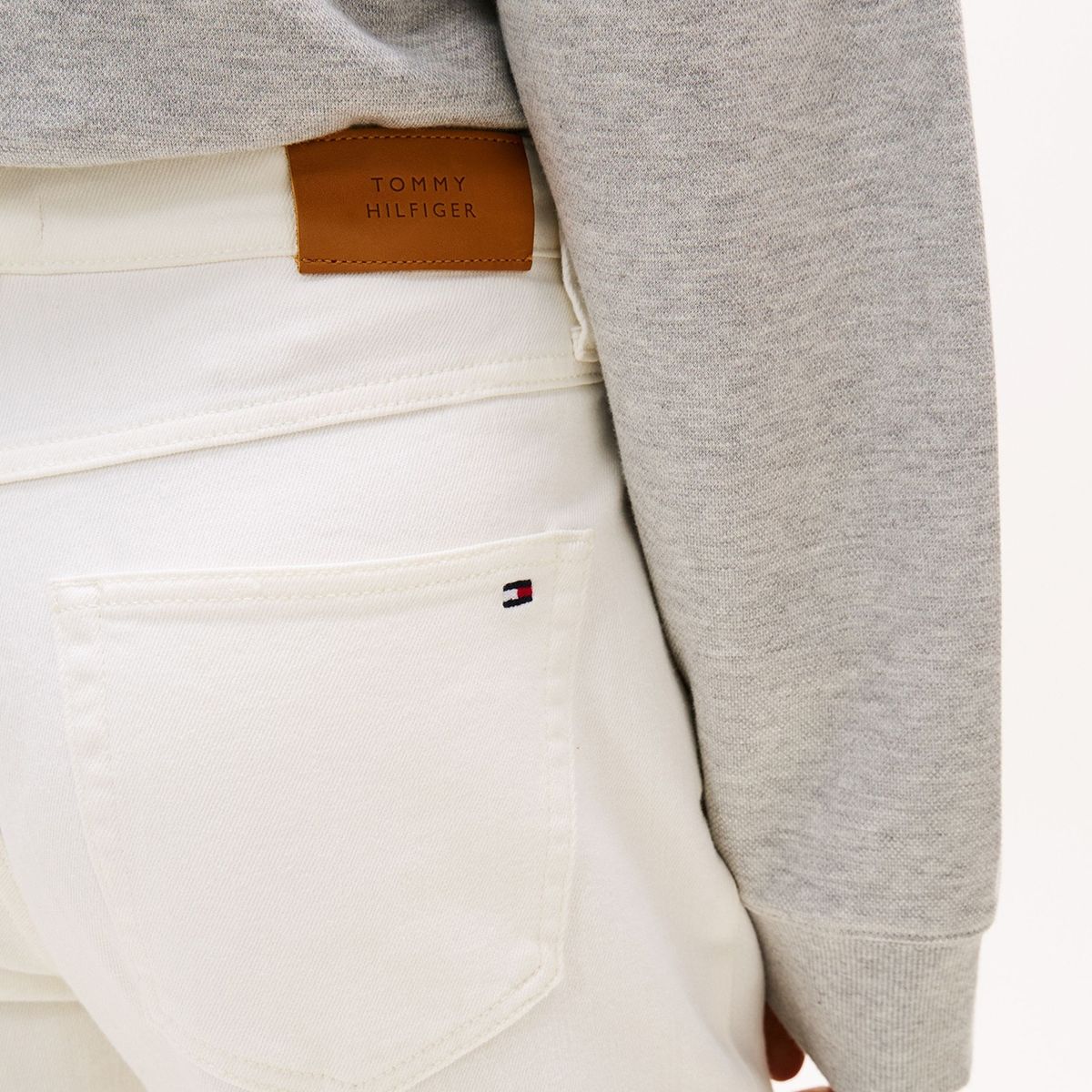 TOMMY HILFIGER - Jeans blanco clásico de corte recto Tommy Hilfiger