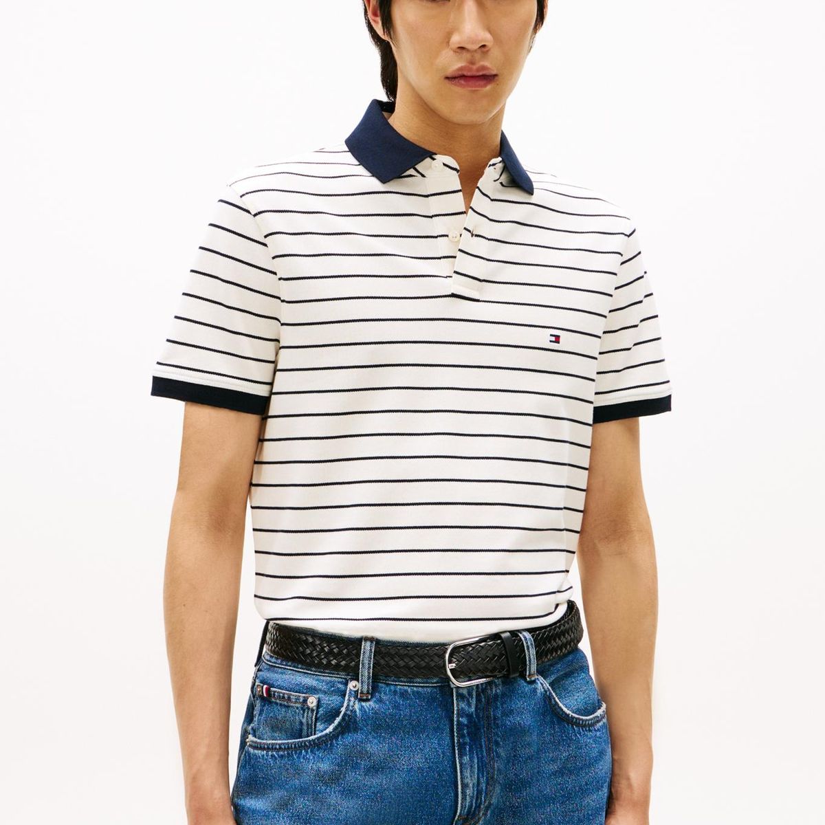 TOMMY HILFIGER - Polo blanco 1985 de corte regular Tommy Hilfiger