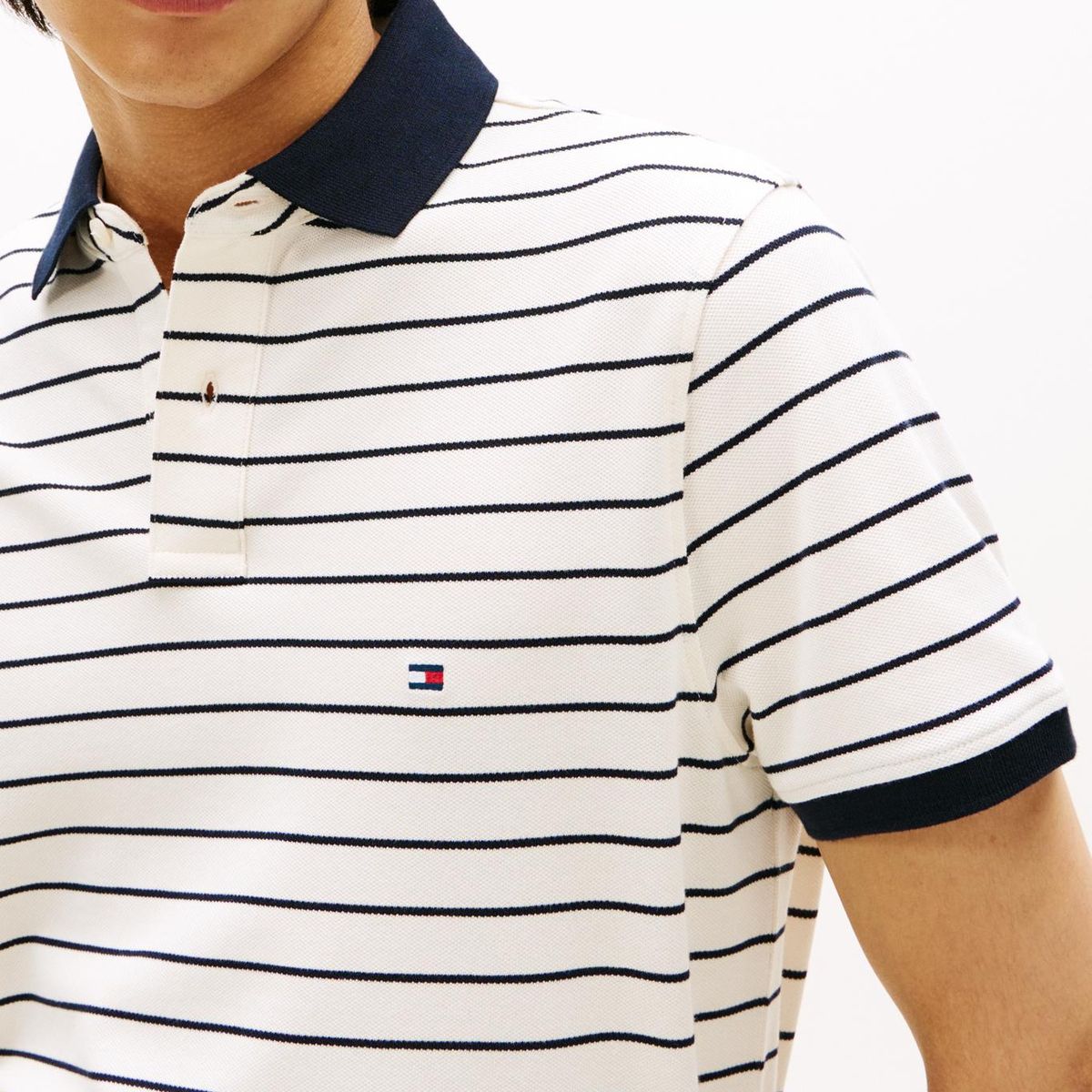 TOMMY HILFIGER - Polo blanco 1985 de corte regular Tommy Hilfiger