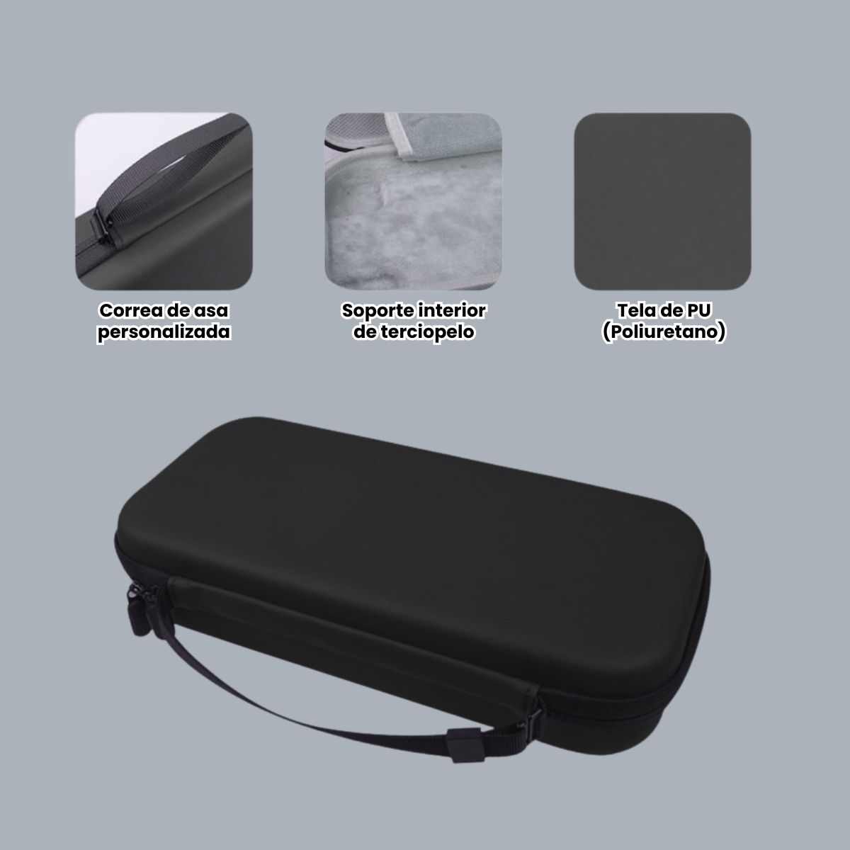 GENERICO - Protector para Nintendo Switch 2 Estuche Rigido Con Ranuras de Juegos