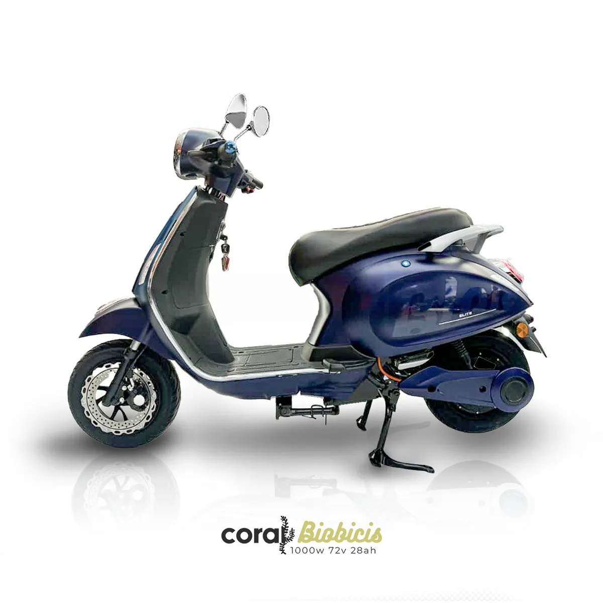 BIOBICI - Moto Eléctrica CORAL Biobicis 2026 Color AZUL 1000W