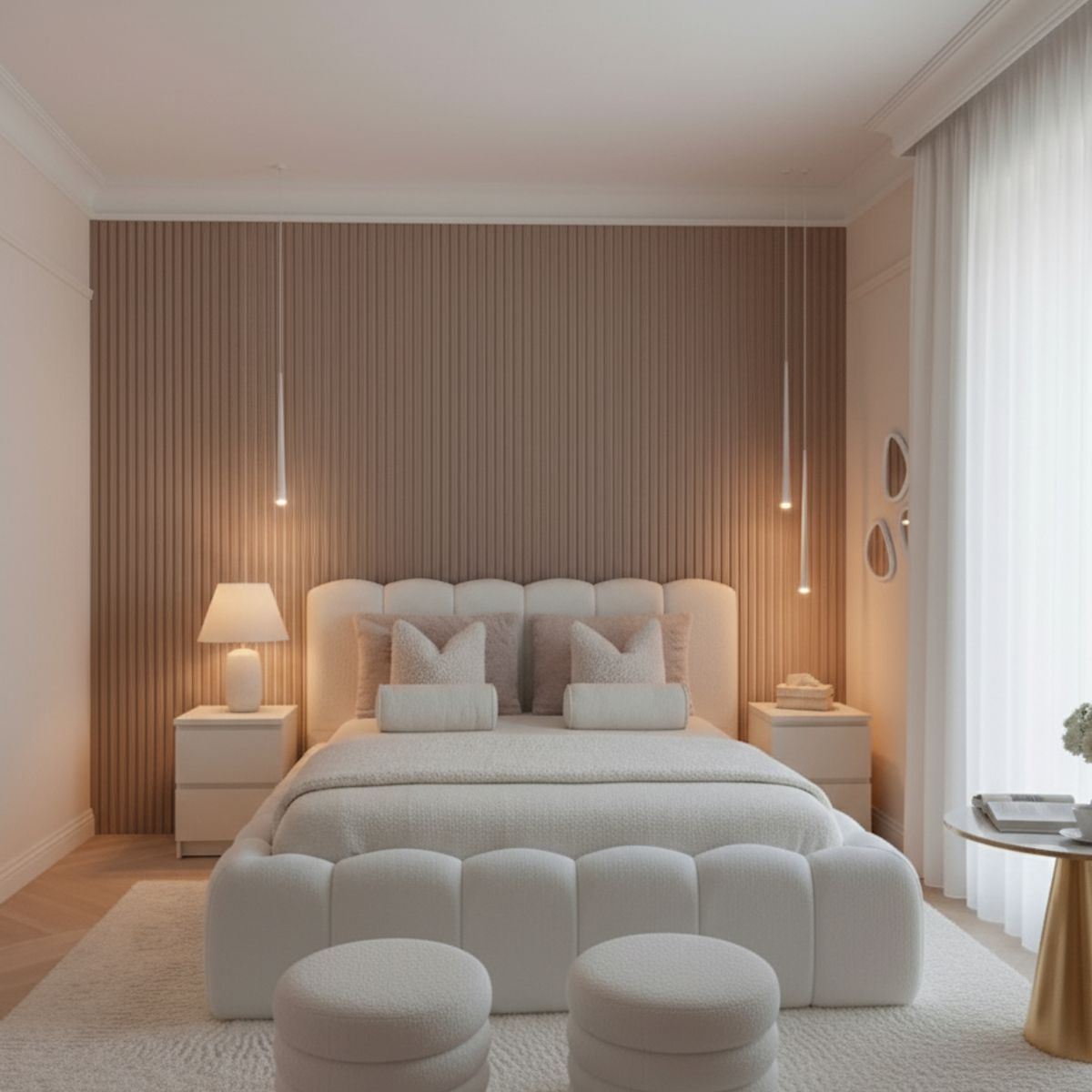 GENERICO - Base De Cama Nube Doble Cilíndrica Puff