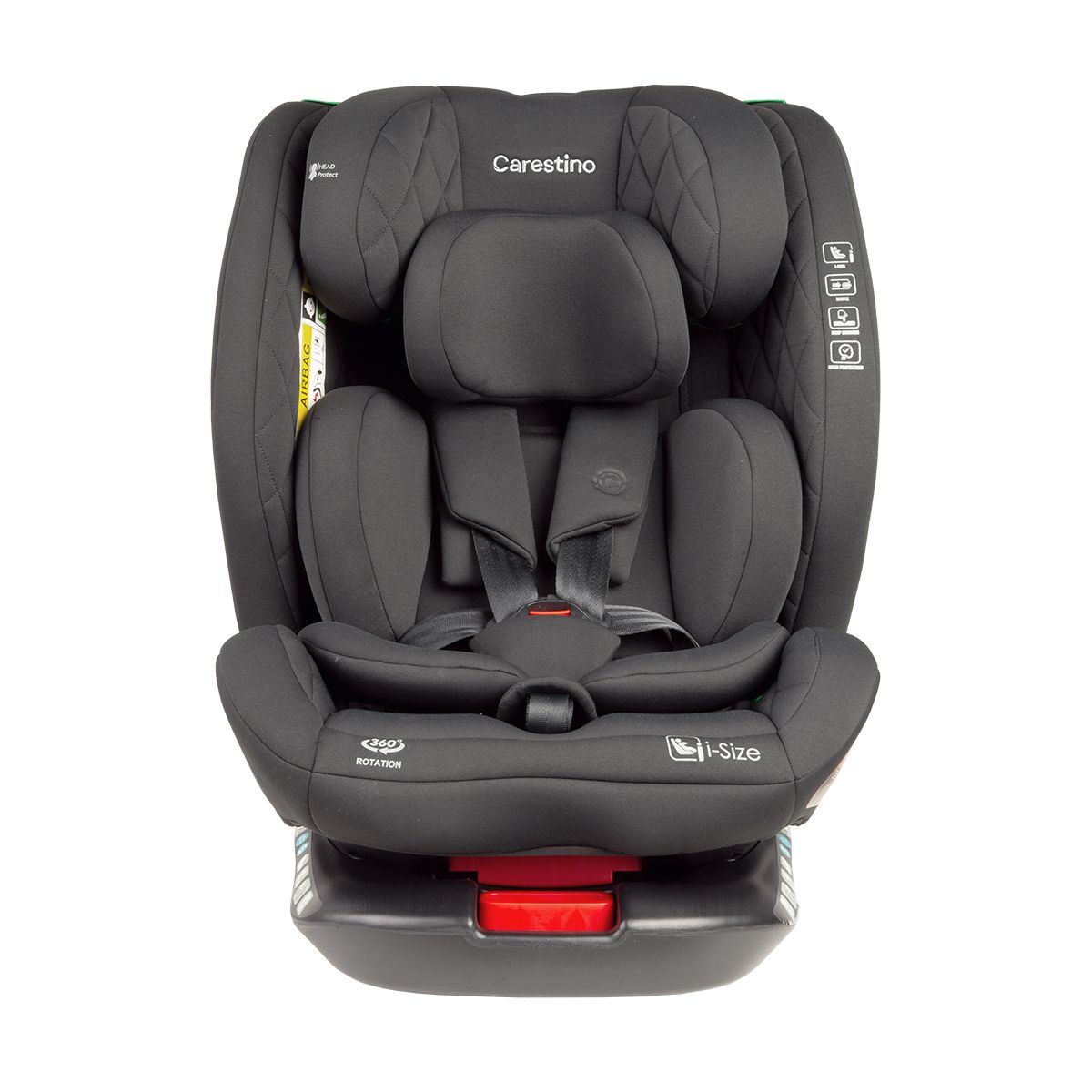 CARESTINO - Silla para Carro HAMBURGO I-Size 40-150cm Isofix Negro