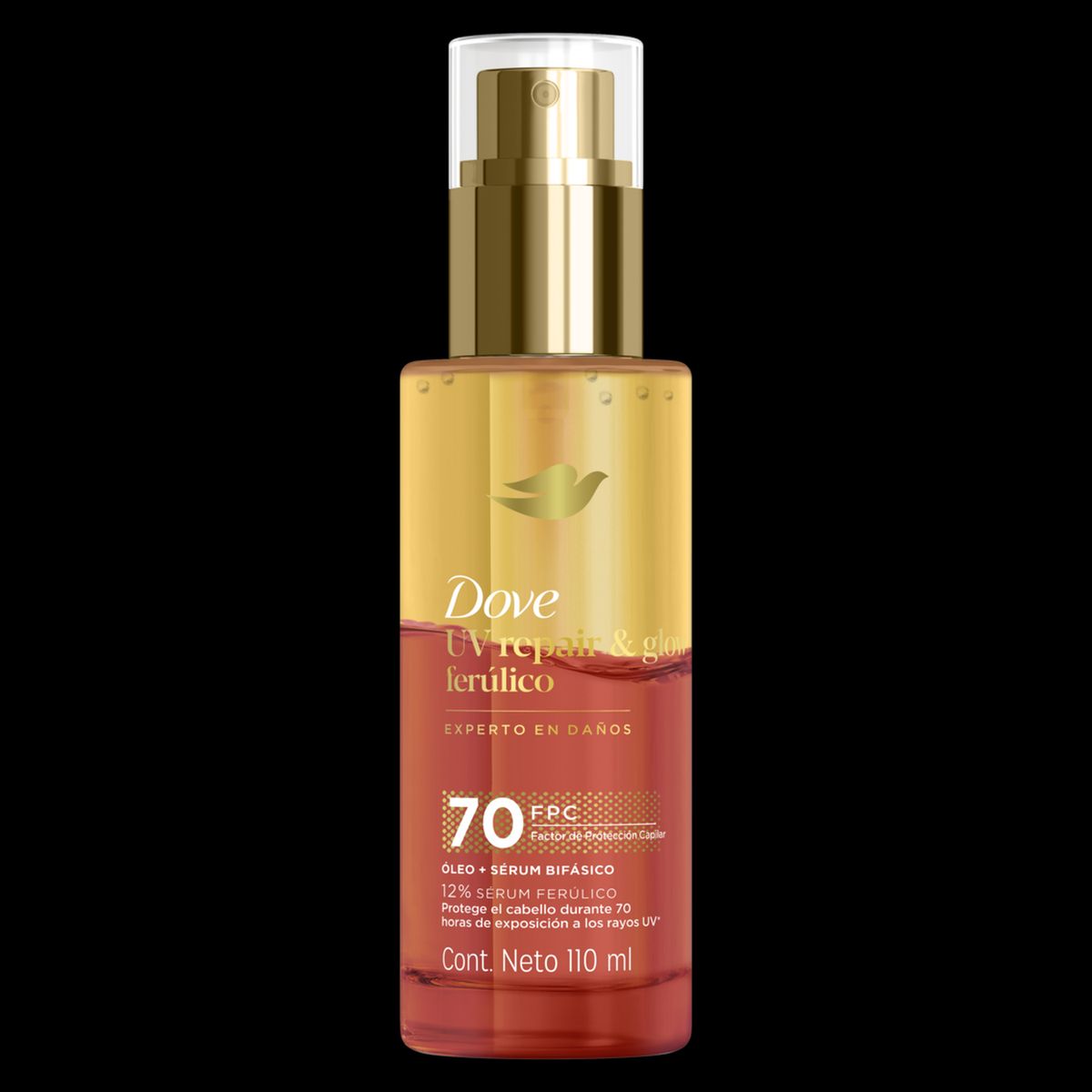 DOVE - Óleo Capilar Dove Bifásico UV Repair Glow Felurico x3