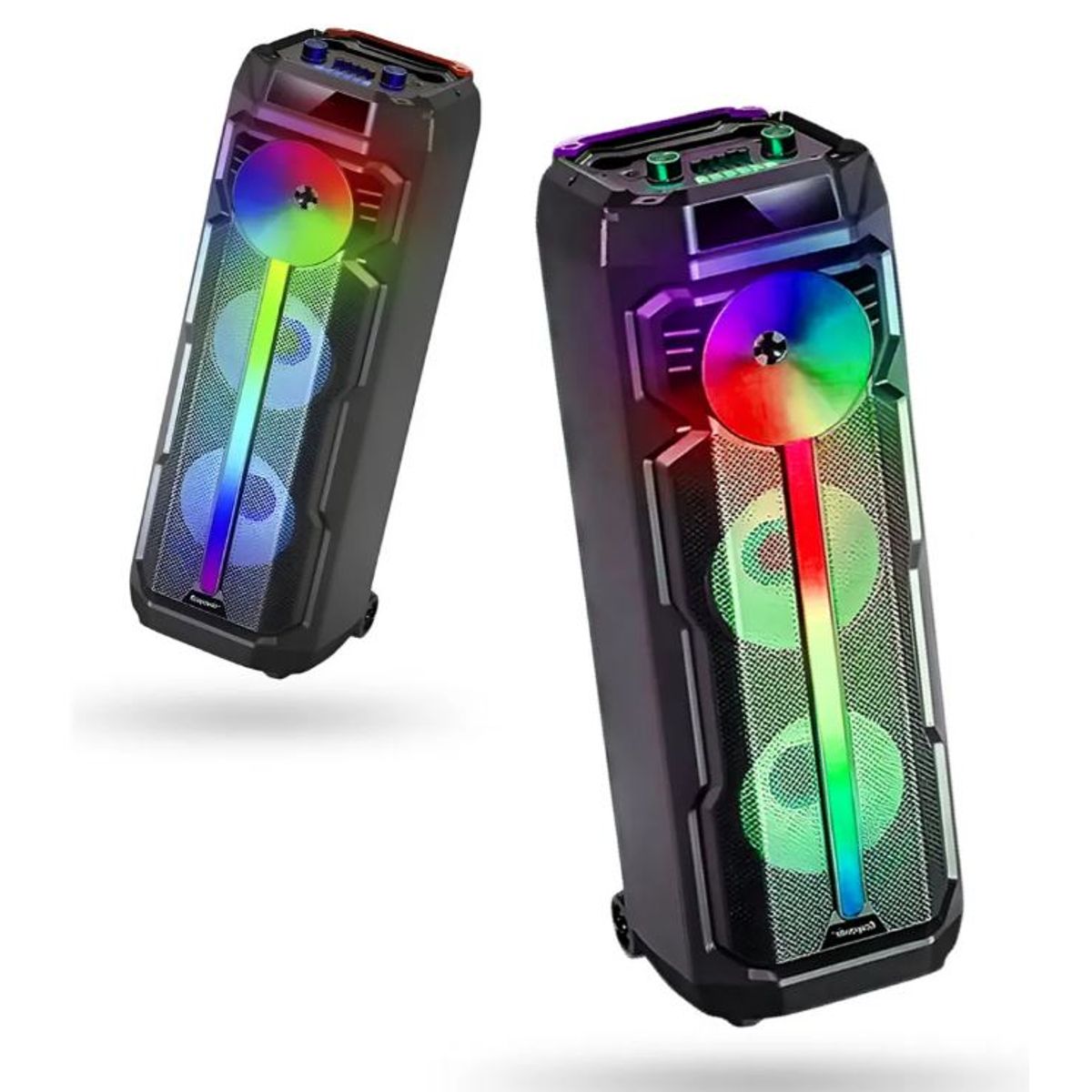 INNOVA - Parlante Bluetooth Potente Cedi-g 2896 Tws Luces Led Micrófono Negro 110v Negro 110v