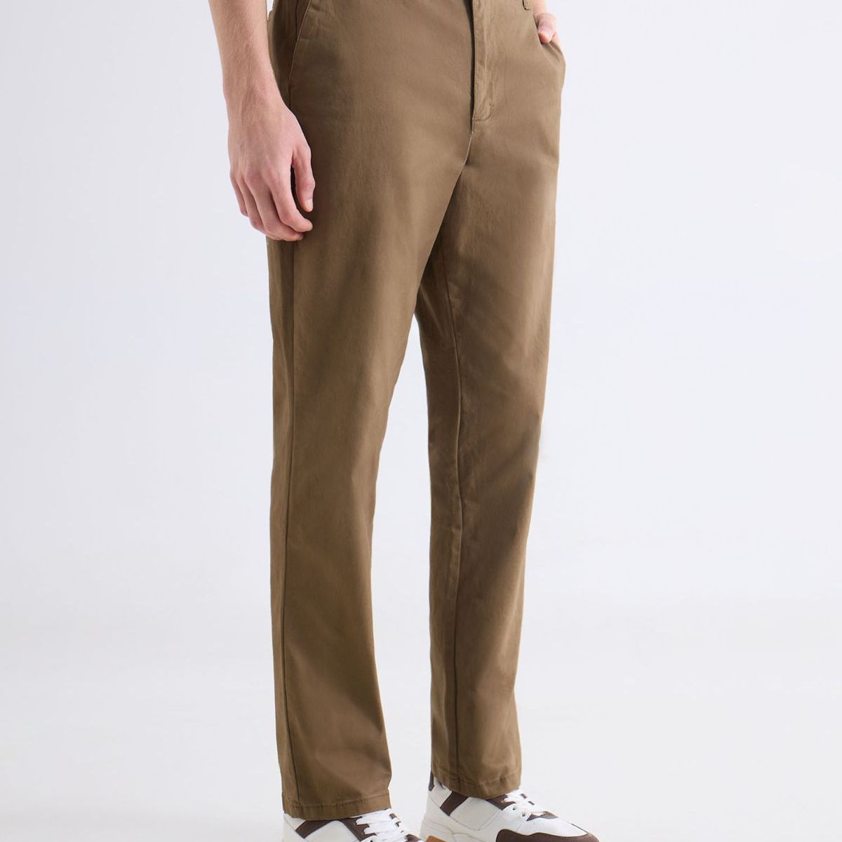 SEVEN SEVEN - Pantalón Chino Regular  Para Hombre Camel Seven Seven