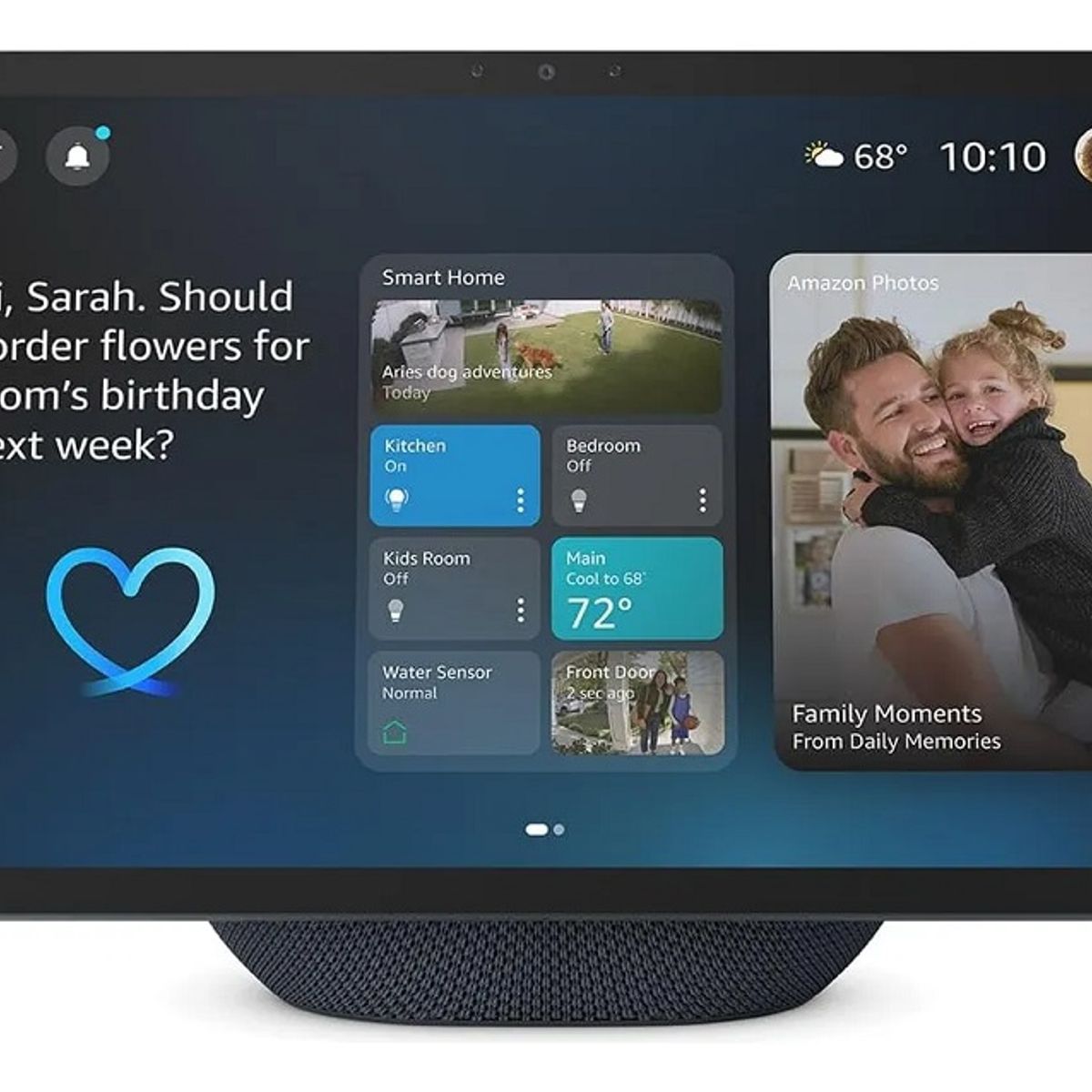 AMAZON - Amazon Alexa Echo Show 11 Pantalla Full-hd Black Negro