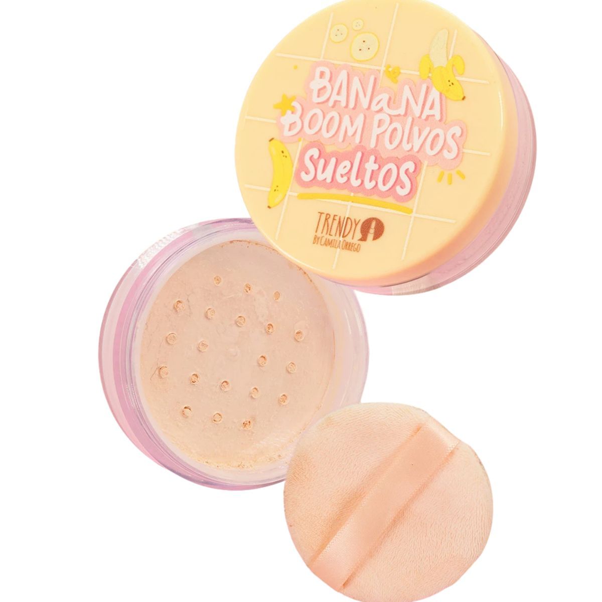 TRENDY - Polvo Suelto Piel Grasa Textura Suave Para Acabado Mate