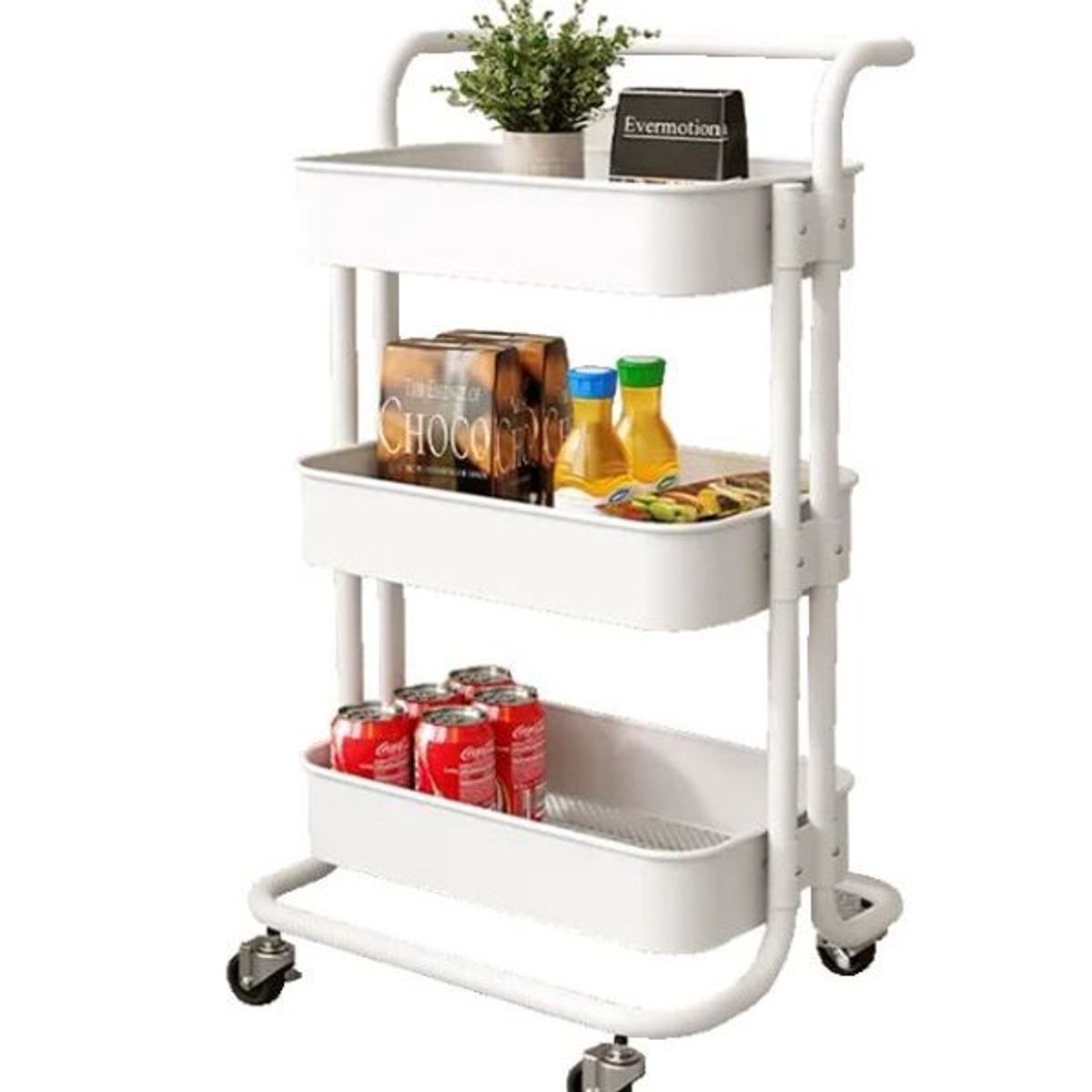 AMERICAN GENERICS - Carrito Utilitario Rodante de 4 Niveles