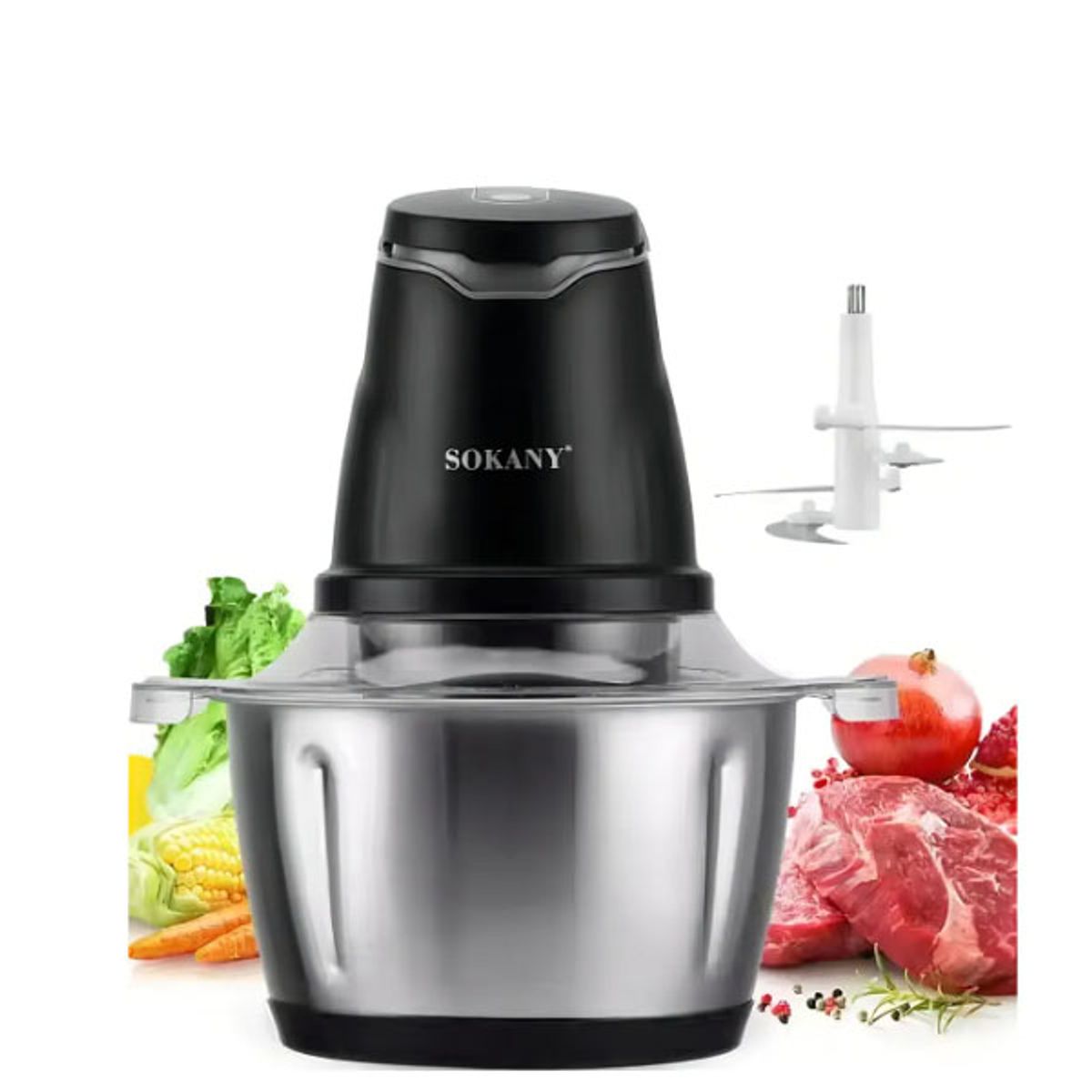 SOKANY - Picadora Eléctrica Sokany Sk-7020 Procesador De Alimentos