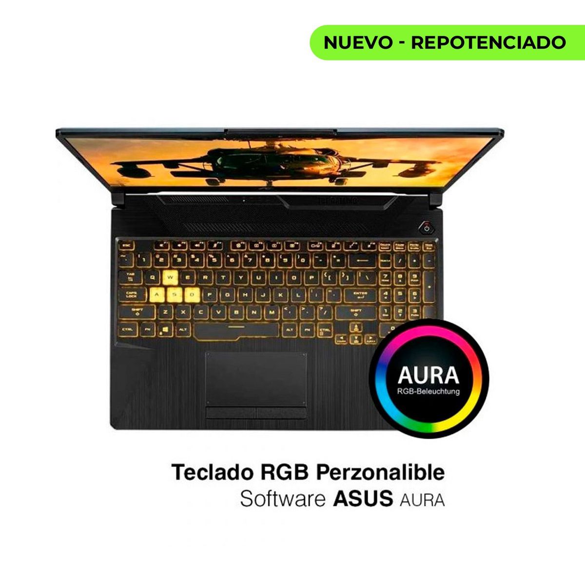 ASUS - Portátil Gamer Asus Tuf A16 Ryzen 7 7445hs 32gb Ssd 1 TB Rtx 4050 16" FHD.