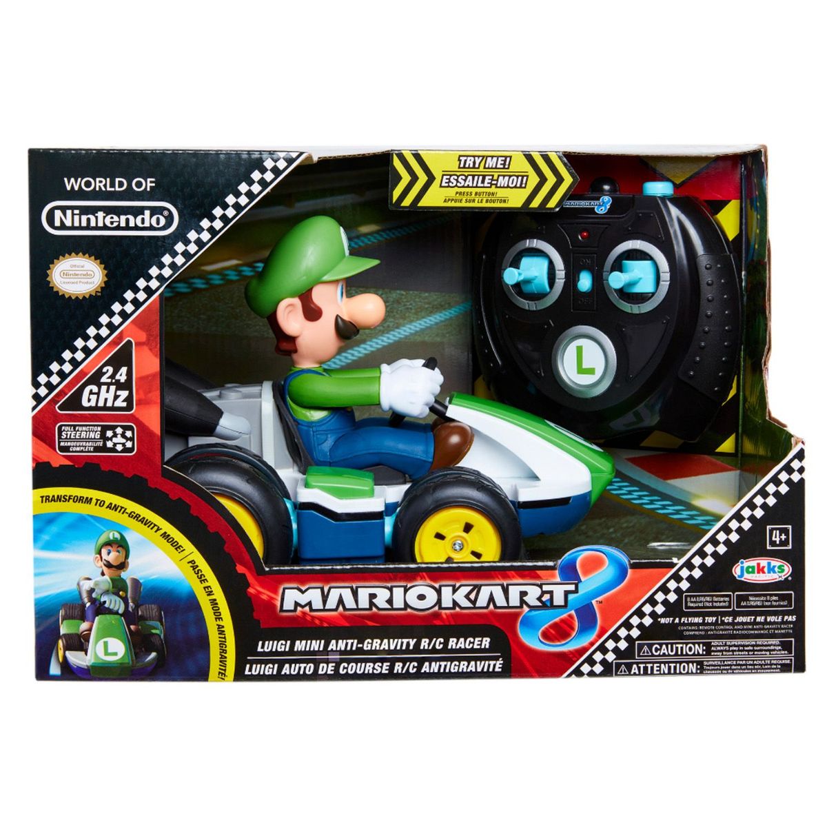 NINTENDO - Vehículo Nintendo Luigi Kart Rc de Carreras