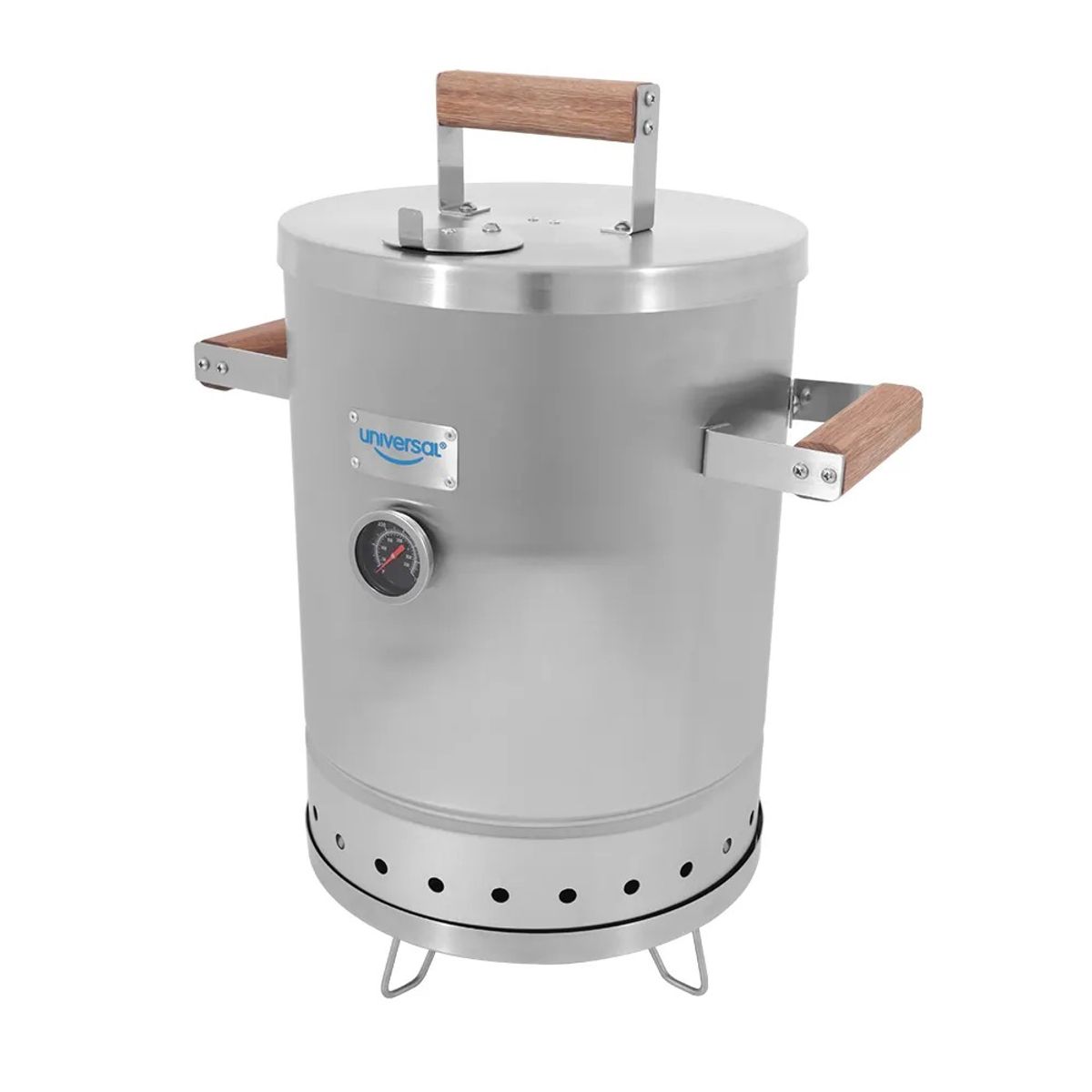 UNIVERSAL - Barril ahumador de 6L con termometro UNIVERSAL