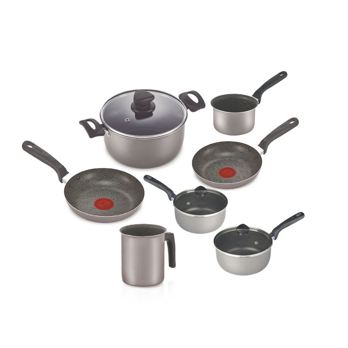 IMUSA - Juego de Ollas IMUSA: Talent 10 Piezas Antiadherente