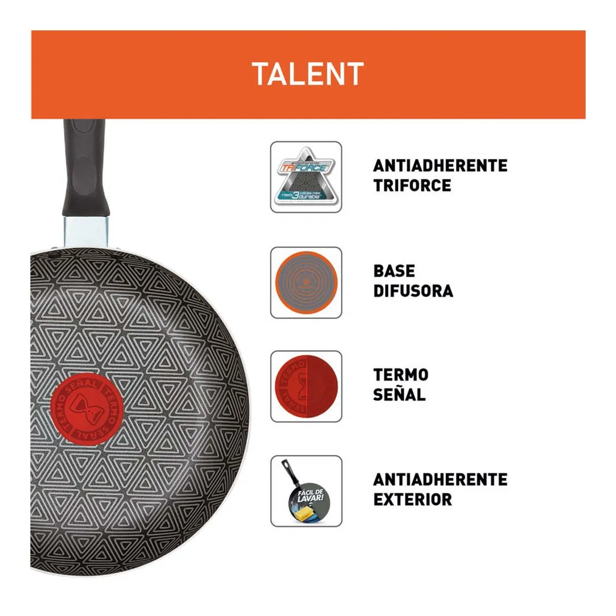 IMUSA - Juego de Ollas IMUSA: Talent 10 Piezas Antiadherente