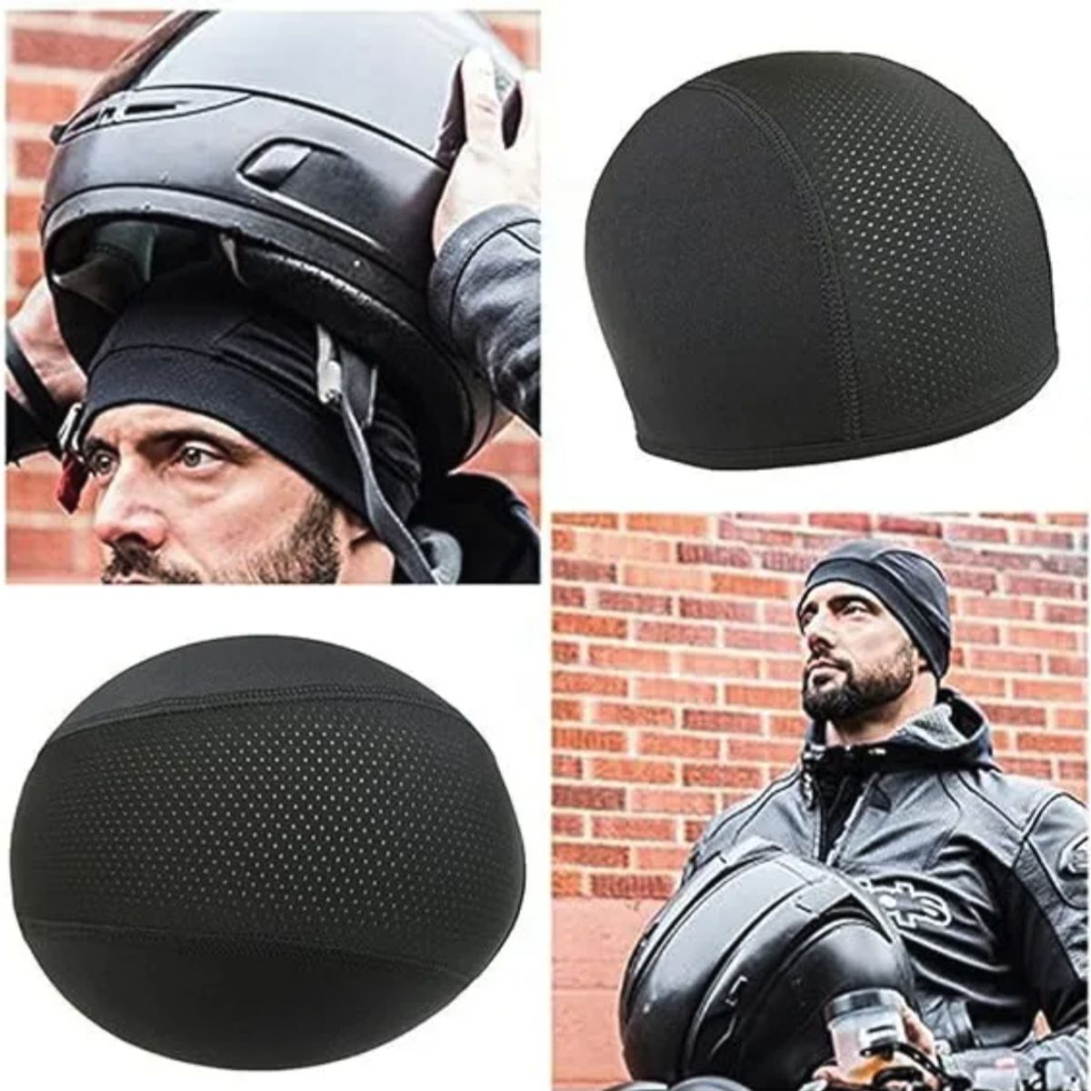BOUN - Balaclava Moto Gorro Interior Casco Transpirable Hombre Mujer