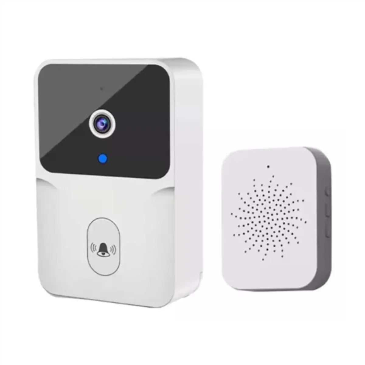 CUC - Timbre Cámara Hd De Puerta Inalámbrico Recargable