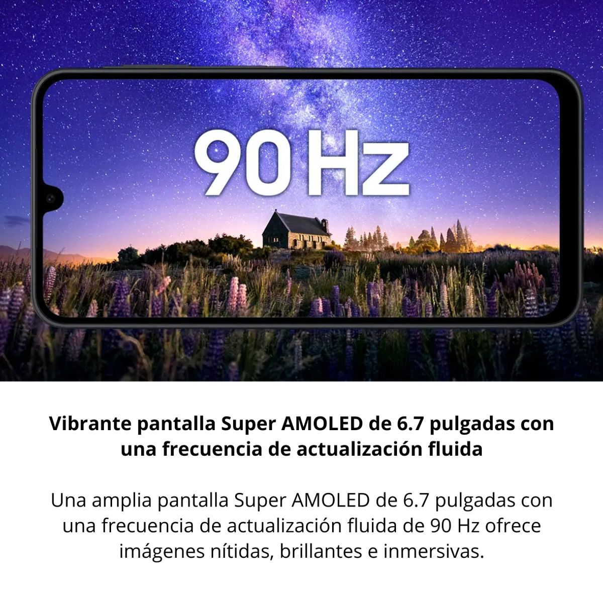 SAMSUNG - Celular Samsung Galaxy A17 Dual SIM 4G Super AMOLED 6.7” 90Hz 128GB 4GB 50MP IP54 5000mAh - Negro
