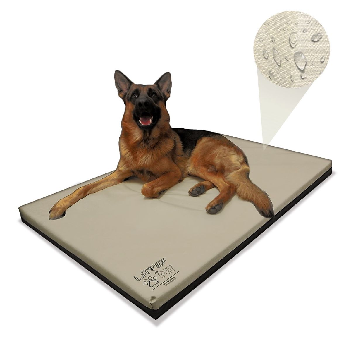 LAVEF - Cama Colchoneta Para Mascotas Impermeable