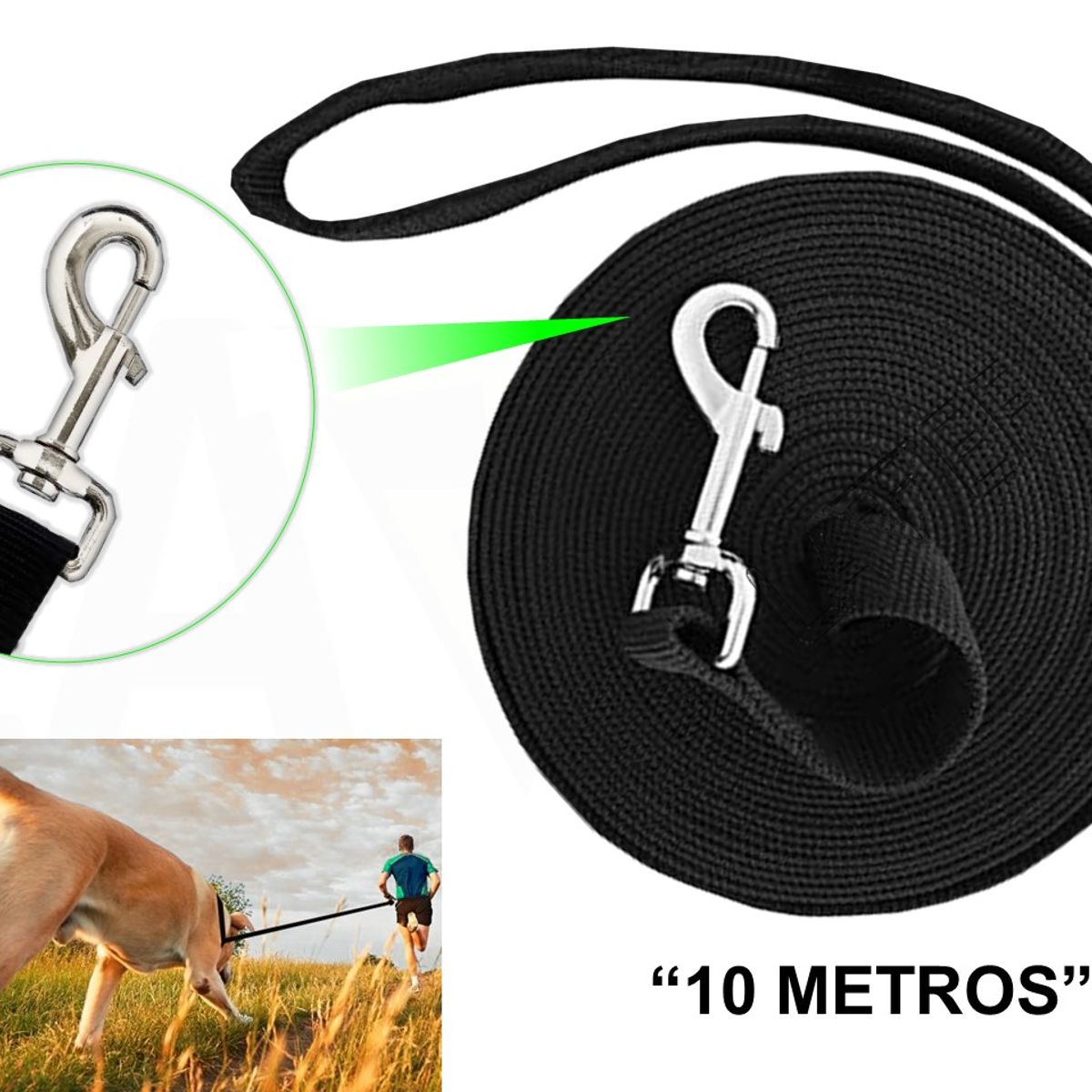LAVEF - Correa Para Mascota 10 Mt De Larga