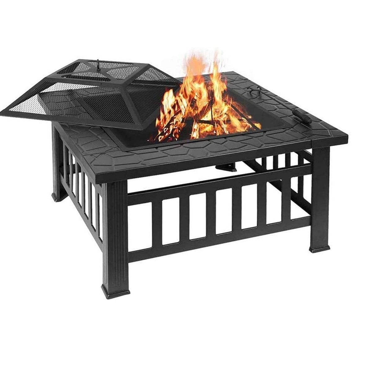 OEM - Mesa para exteriores Fogata  2 en 1 Jardin