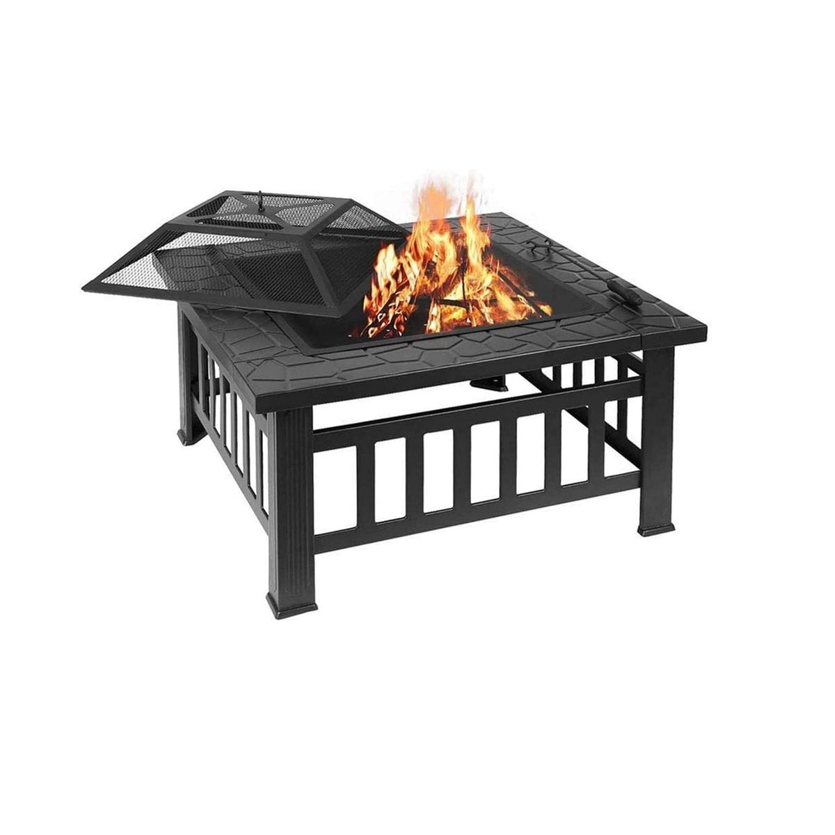 OEM - Mesa para exteriores Fogata  2 en 1 Jardin