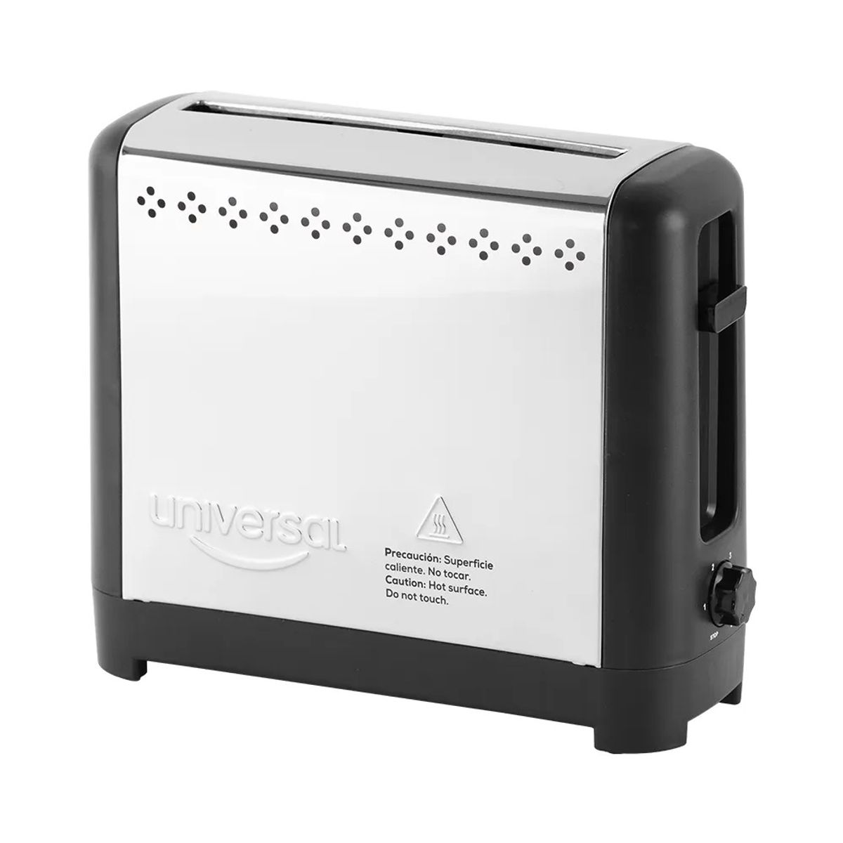 UNIVERSAL - Tostadora de arepas , 5 niveles de tostado, capacidad 1 puesto, elevación automática de la arepa