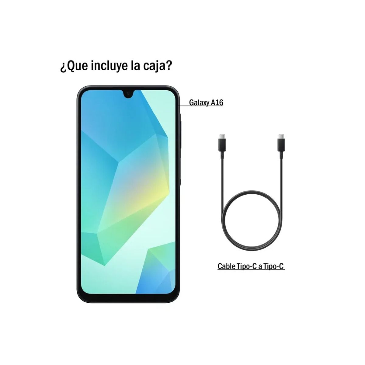 SAMSUNG - Celular Samsung Galaxy A16 128GB 4GB - Negro + Smartwatch