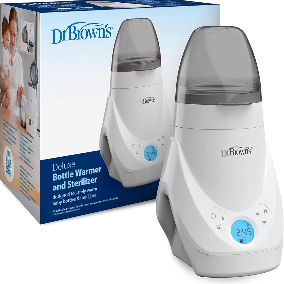 DR BROWNS - Dr Browns Calentador de biberones eléctrico para leche materna y fórmula 1800 W