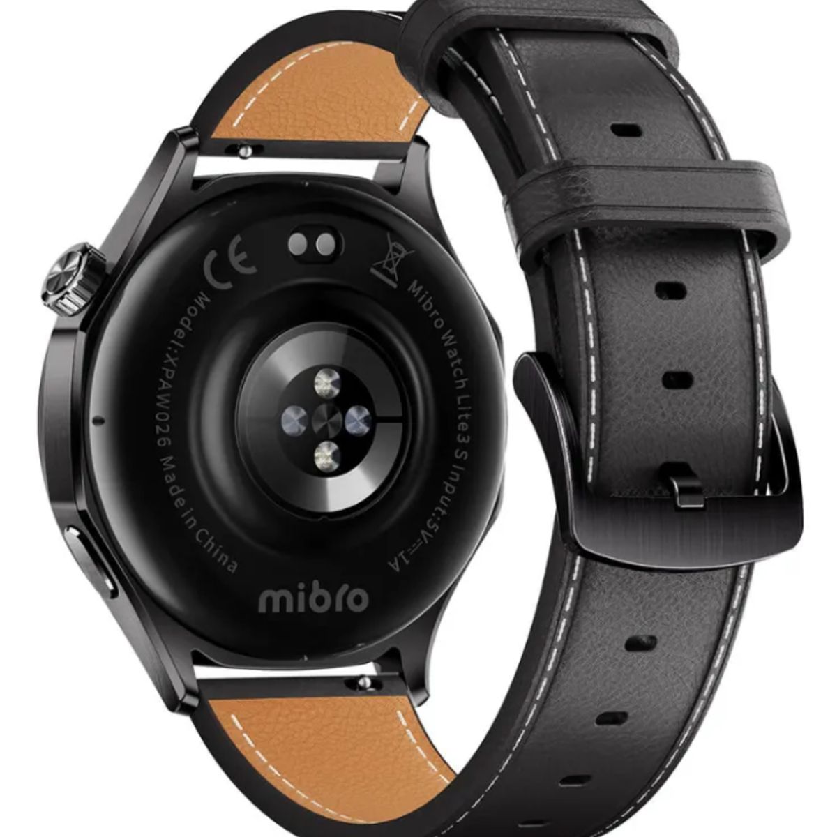 XIAOMI - Reloj Mibro Watch Gt Correa De Cuero + Correa Silicona Negro Negro