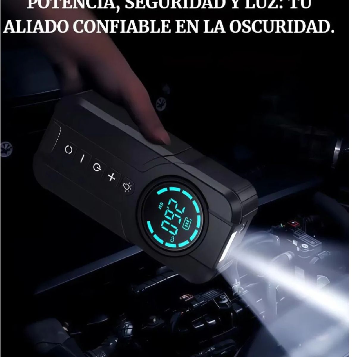 GENERICO - Arrancador De Batería Portátil Y Compresor De Aire
