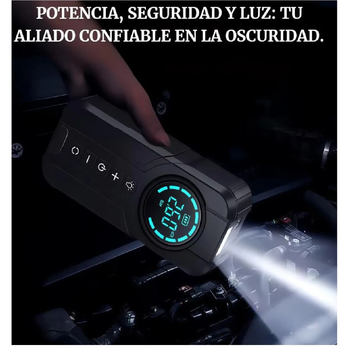 GENERICO - Arrancador De Batería Portátil Y Compresor De Aire