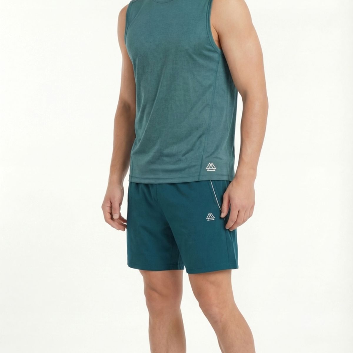 BELIFE - Pantaloneta deportiva verde para hombre