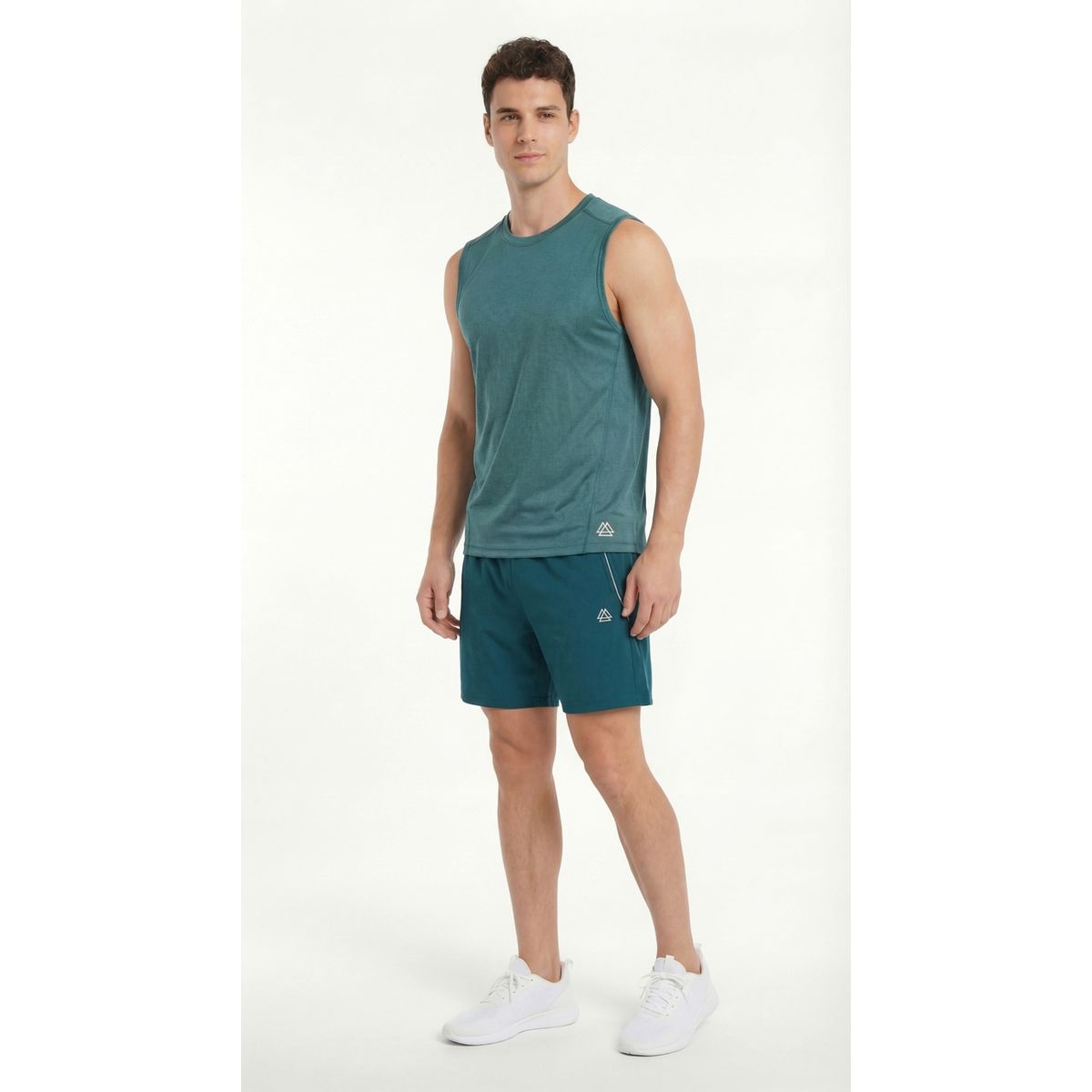 BELIFE - Pantaloneta deportiva verde para hombre