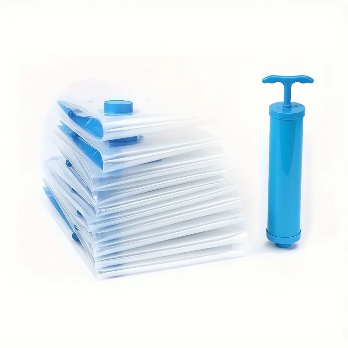 INNOVA - Kit 5 bolsas ahorradoras de espacio de 70X50cm más bomba de extracción