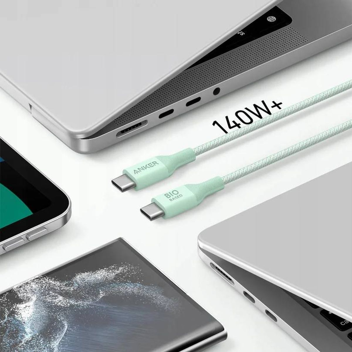 ANKER - Cable Anker 544 USB-C a USB-C Bio-Nylon (3 metros)