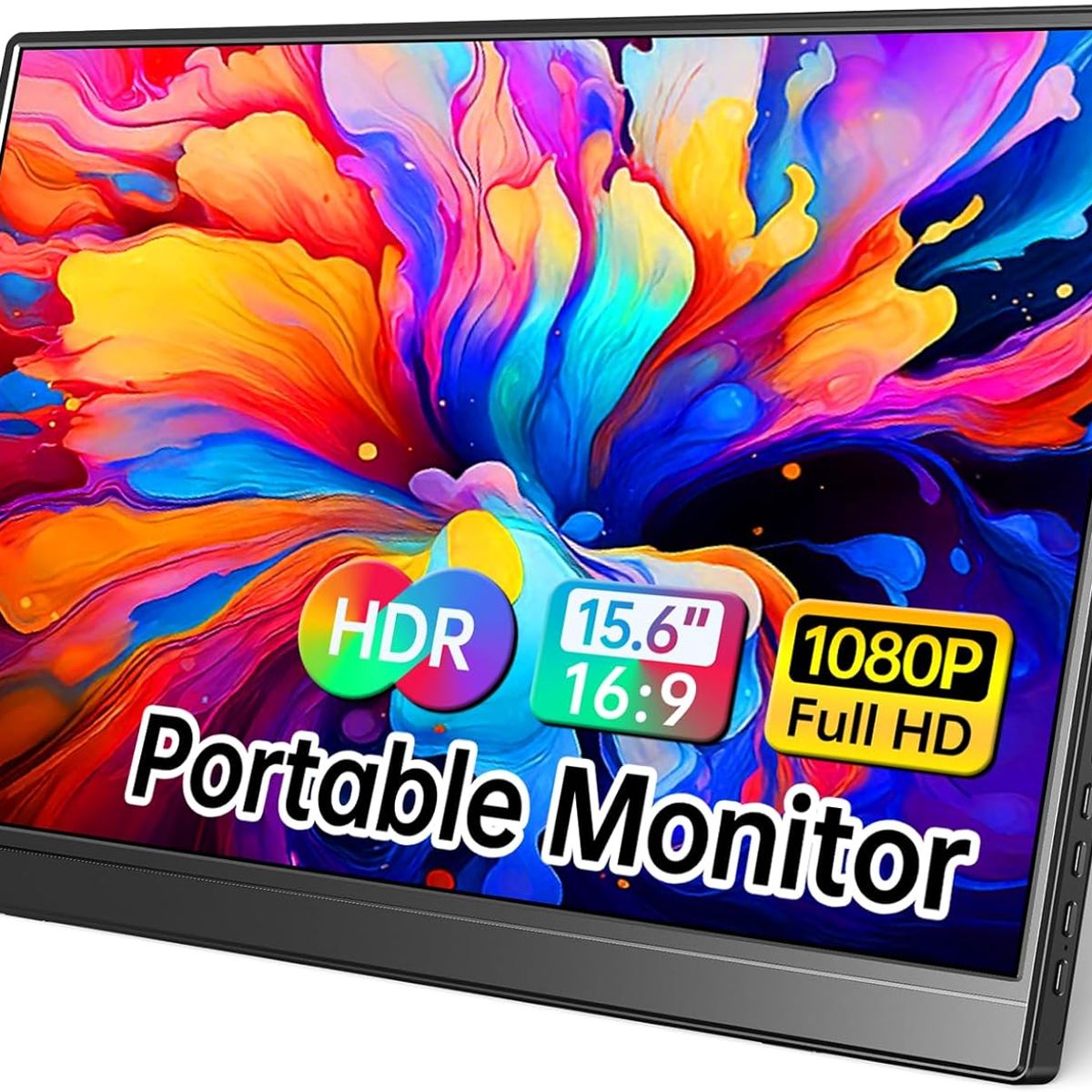 GENERICO - MONITOR  PORTATIL USB -C HDMI   16 PULGADAS , ULTRA DELGADO Xbox, Laptop, PC, Mac Phone, PS, Swich IPS