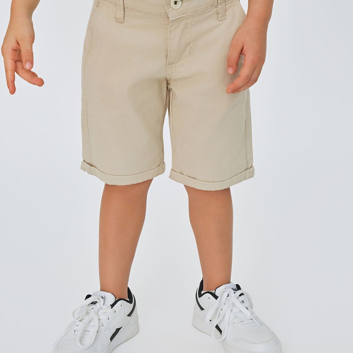 BALLESTA KIDS - BERMUDA DE DRIL NIÑO BEIGE