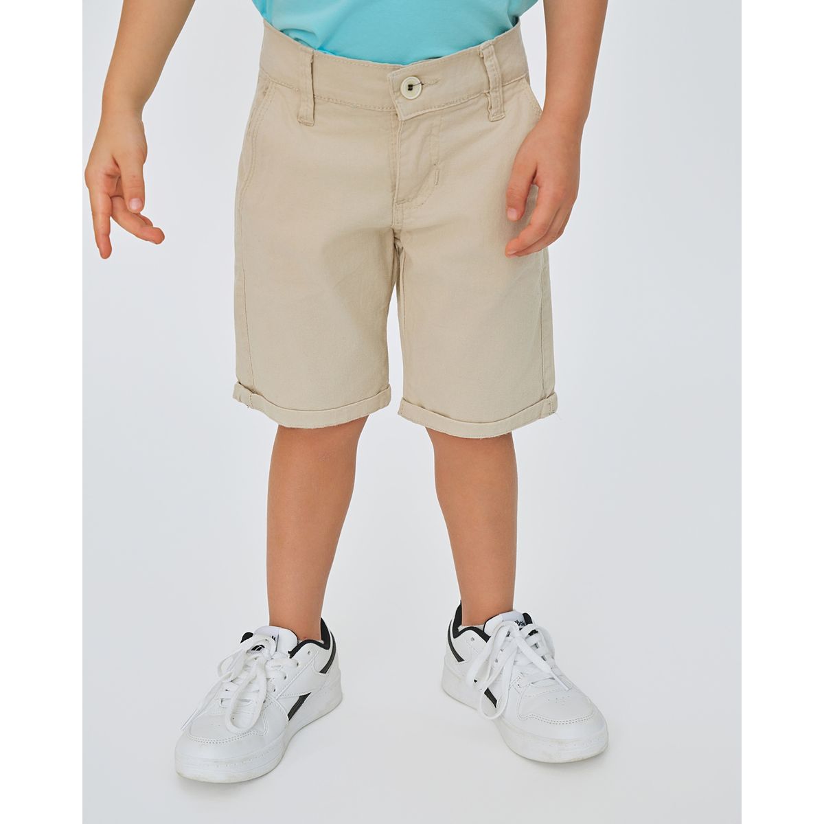BALLESTA KIDS - BERMUDA DE DRIL NIÑO BEIGE