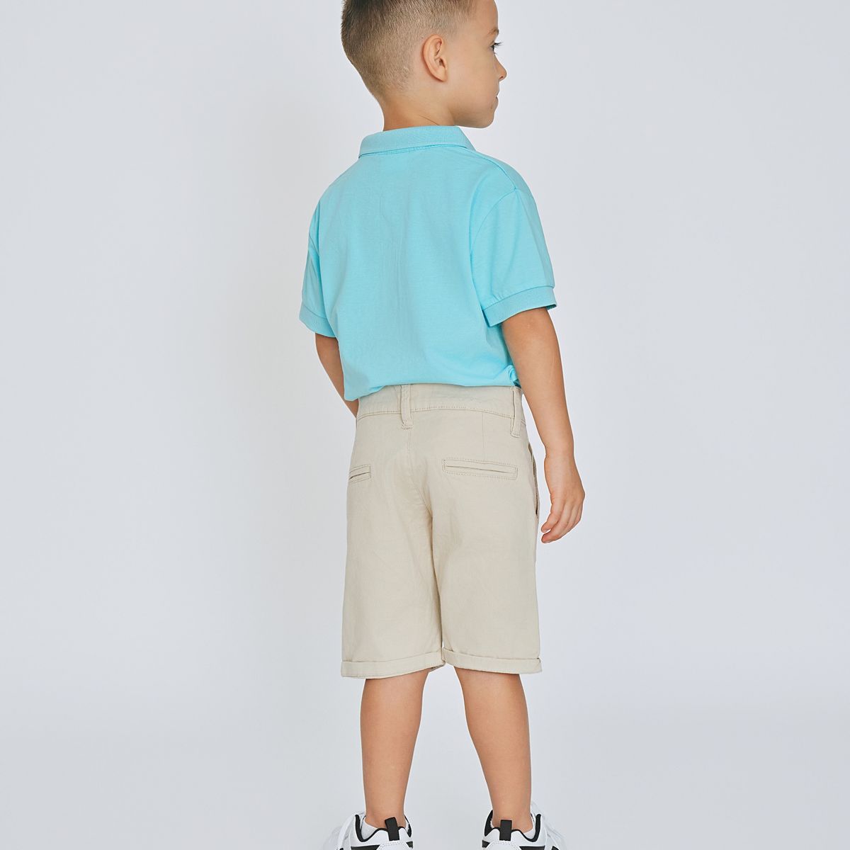 BALLESTA KIDS - BERMUDA DE DRIL NIÑO BEIGE