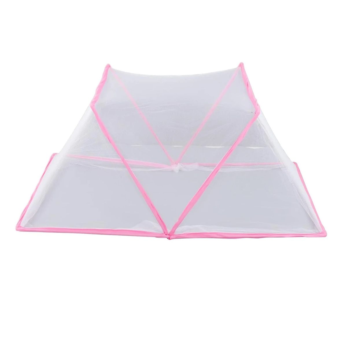 GENERAL - Toldillo Mosquitero 190x160x80cm Plegable Armado Facil Portatil Rosado