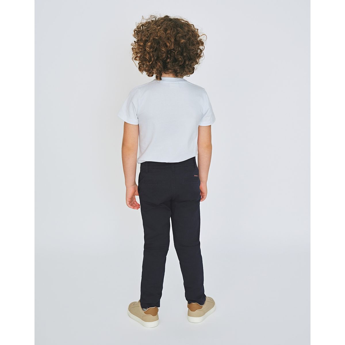 GENERICO - PANTALON DE DRILL NIÑO AZUL NAVY