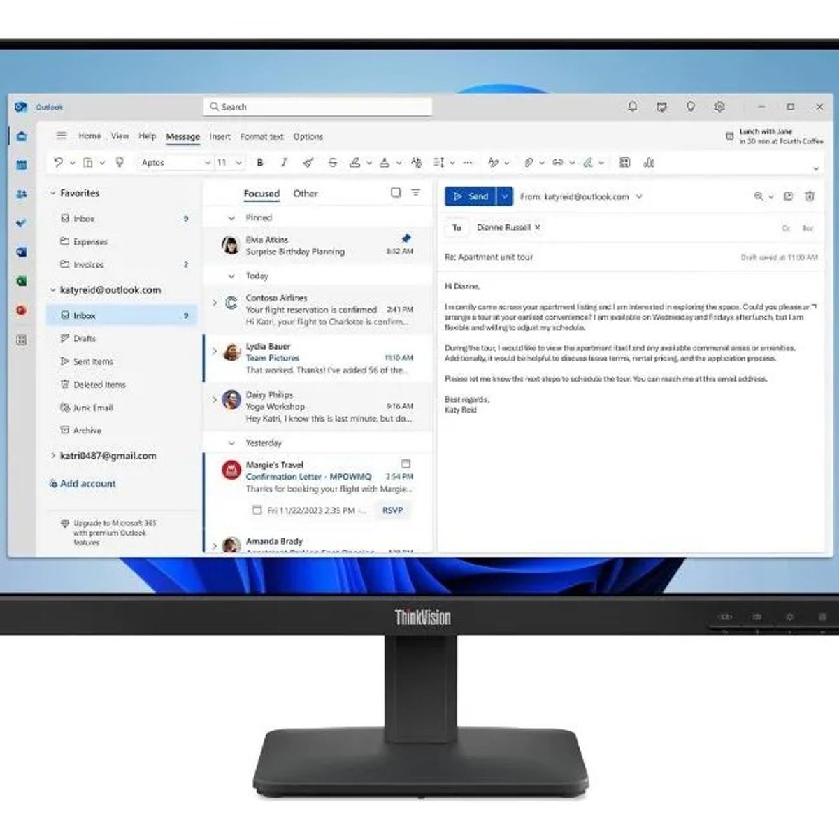 LENOVO - MONITOR THINKVISION S24-4E 238 FULLHD 100Hz