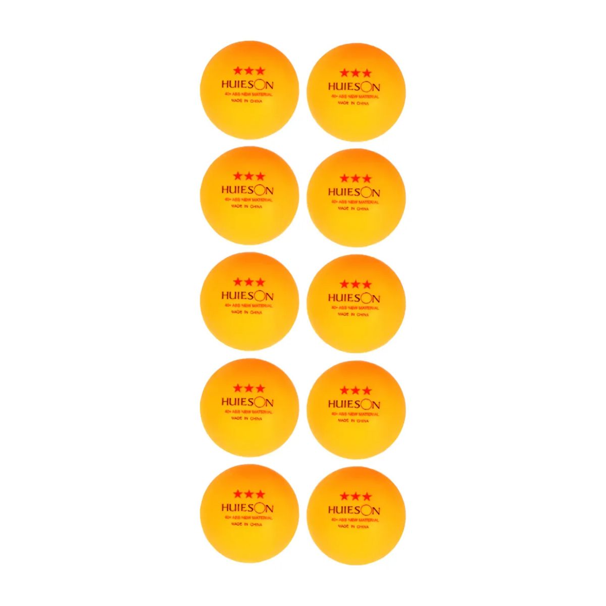 OTRAS MARCAS - Pelota De Ping Pong Huieson 3 Estrellas 40mm X 10 Unidades