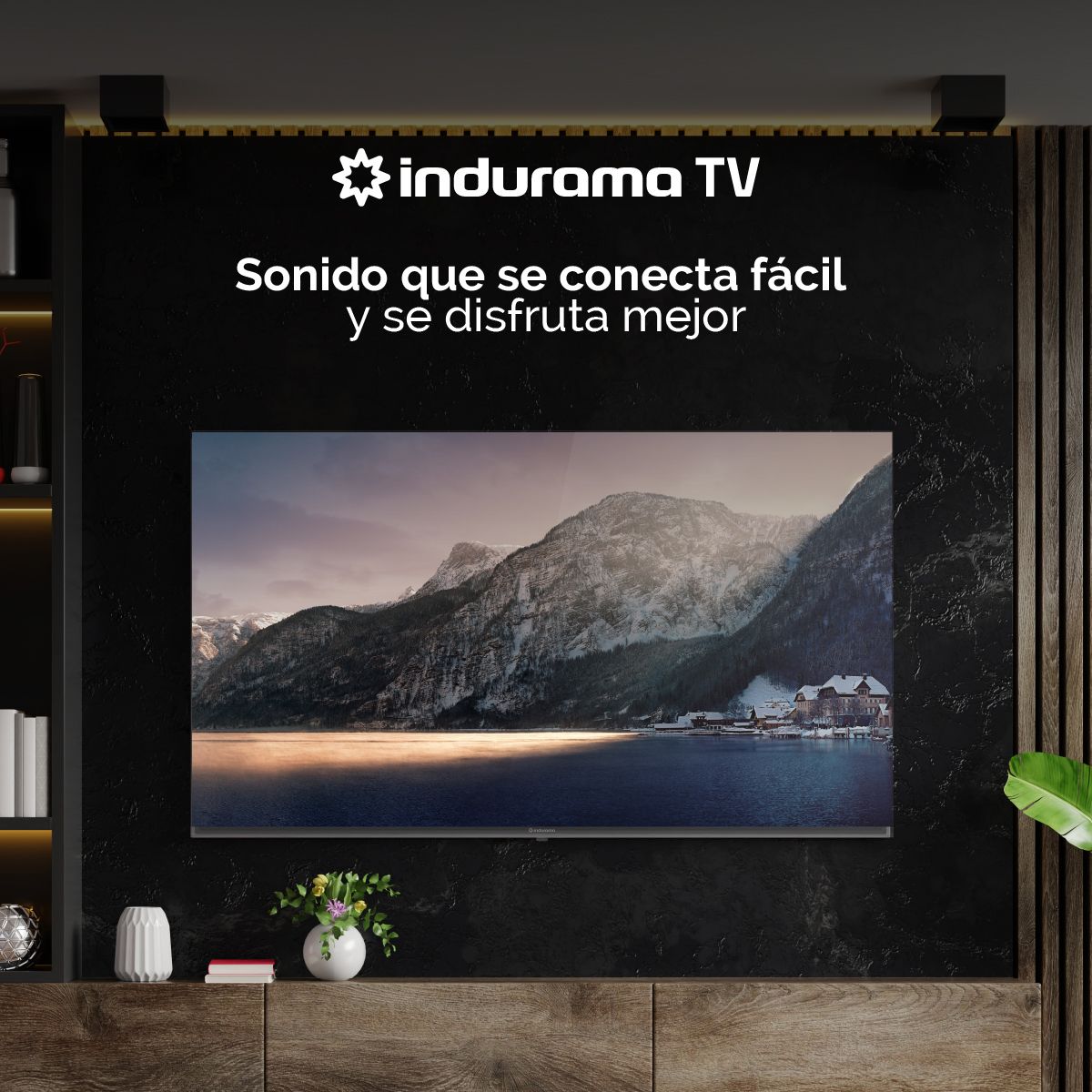 INDURAMA - Smart TV 75” INDURAMA 4K UHD -Google TV-Dolby Audio