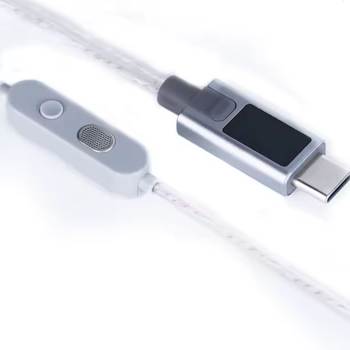 KZ - Cable Audifonos Kz M2 Usb C Dual Mic Para Zsn Proedx Pro